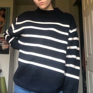 Blue stripped sweater